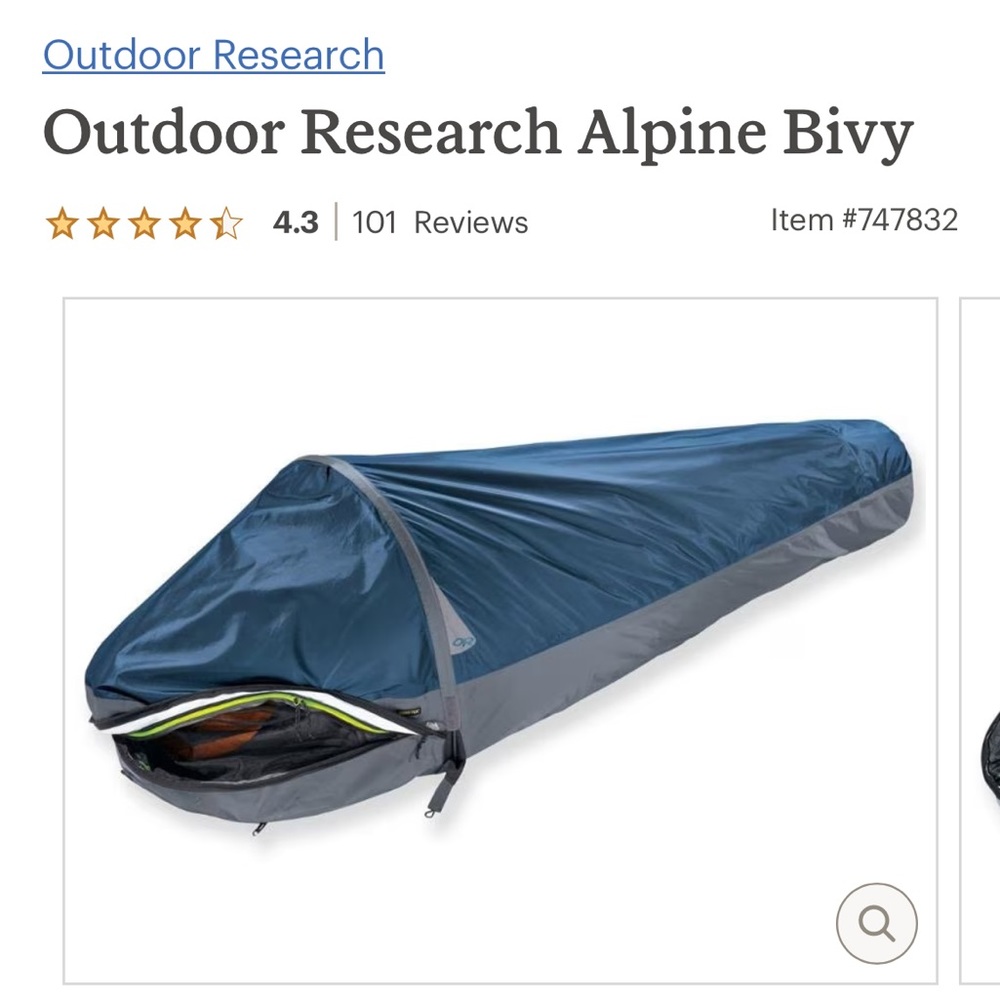 Outdoor Research Alpine Bivy - Mojo Blue